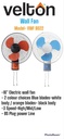 Velton VWFB022 16″ Inch Wall Fan – High Speed Wall-Mounted Cooling Fan for Home, Office & Commercial Use