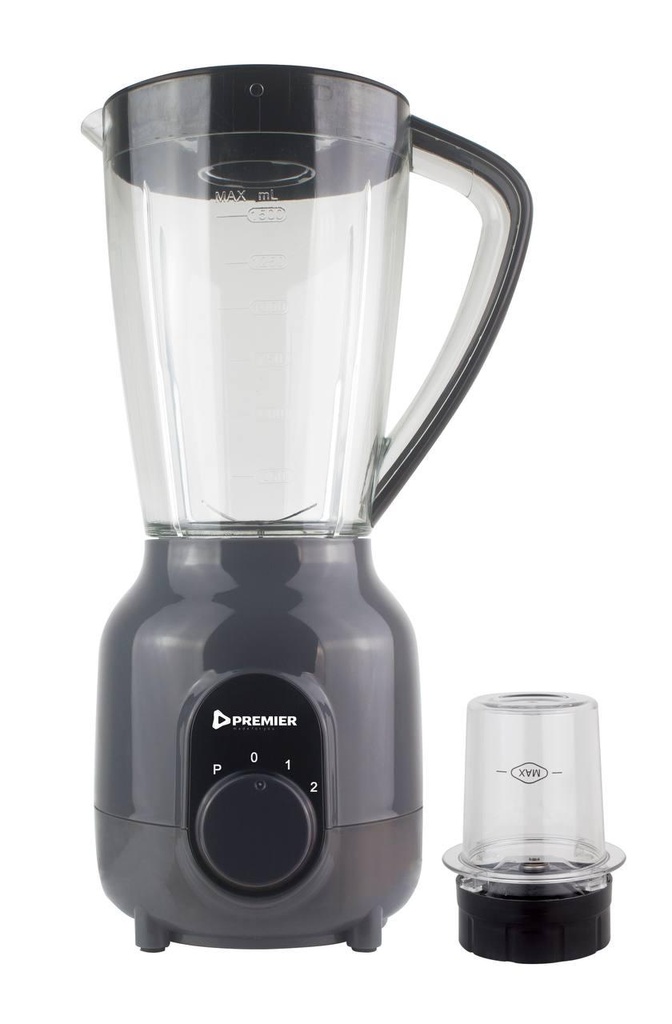 Premier PM-521 2-in-1 Blender & Grinder – Powerful Motor, Multi-Purpose Blending & Grinding, Durable Design, Easy-to-Use Controls, Perfect for Home & Small Kitchens