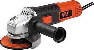 Black+Decker G720P-B5 4.5" 820W Angle Grinder with Discs – Heavy-Duty Power Tool for Cutting & Grinding