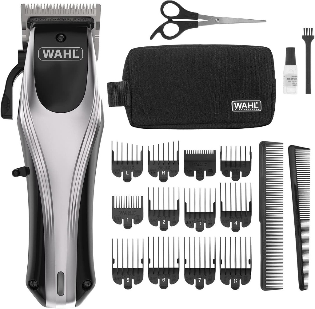 Wahl 9657-027 Multi Cut Pro Lithium Cordless Hair Clipper – Long-Lasting Battery, Precision Snag-Free Cutting, Includes 12 Guide Combs