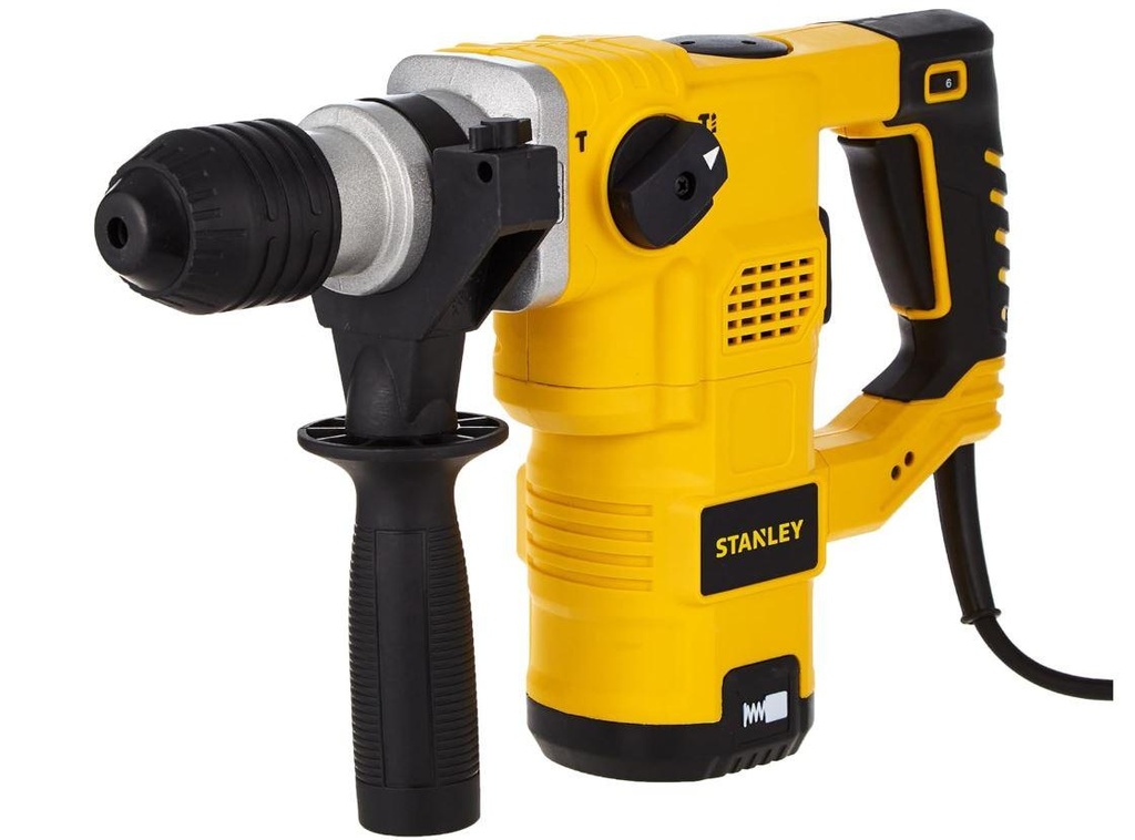 Stanley STHR323K-B5 1250W 32mm L-Shaped SDS+ Hammer – 3-Mode Heavy Duty Tool