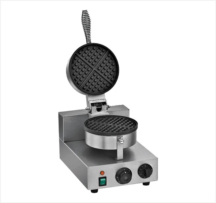 CATERINA CT/128 Single Head Waffle Maker – Powerful Heating, Even Browning, Non-Stick Plates, Easy-to-Use Controls, Perfect for Home, Café & Small Commercial Use