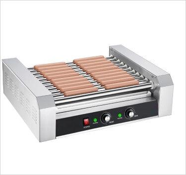 CATERINA CT/196 Hot Dog Roller 11 Bar – Even Heating, Durable Stainless Steel, Easy-to-Use Controls, Perfect for Home, Office & Small Commercial Kitchens