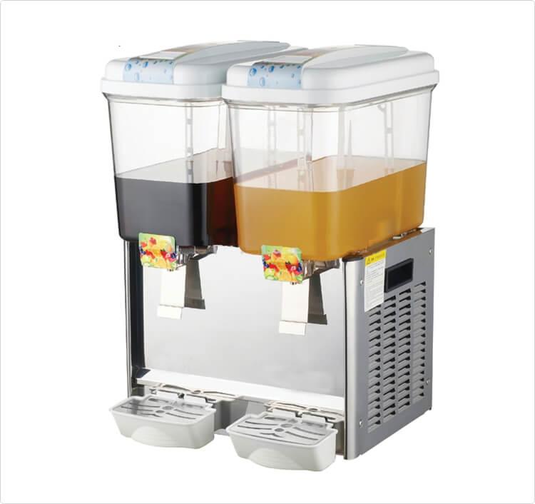 CATERINA CT/248 Juice Dispenser 2x12L 2-Station – Durable, Stainless Steel Beverage Dispenser, Easy-to-Clean, Perfect for Home, Office & Small Commercial Use