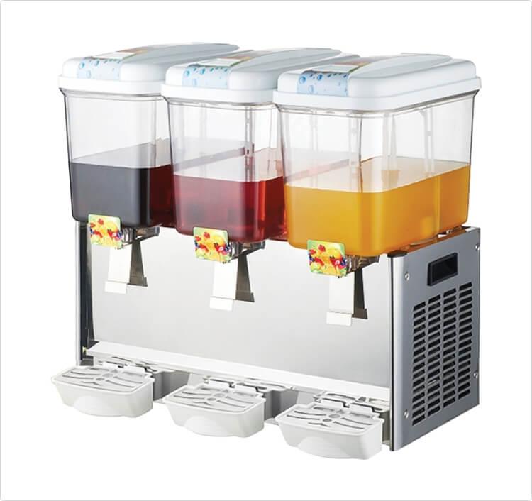 CATERINA CT/224 Juice Dispenser 3x18L – Large Capacity, Transparent Tank Design, Easy-to-Use Tap System, Durable and Hygienic, Perfect for Home, Office & Event Use