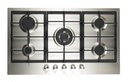 Ramtons RB/305 90CM 5-Burner Built-In Gas Hob – Stainless Steel, Powerful Flame Control, Easy-to-Clean, Durable, Perfect for Modern Kitchens & Family Cooking