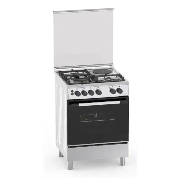 RAMTONS RB/204 60×60 cm 3 Gas + 1 Electric Cooker – Powerful Heating, Versatile Cooking Options, Durable Design, Easy-to-Use Controls, Perfect for Home & Small Commercial Kitchens