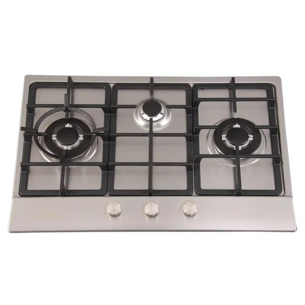 RAMTONS RB/104 60cm 3-Gas + High-Power Inox Built-In Hob – Powerful Flame Performance, Durable Stainless Steel Design, Easy-to-Use Controls, Ideal for Modern Home & Commercial Kitchens