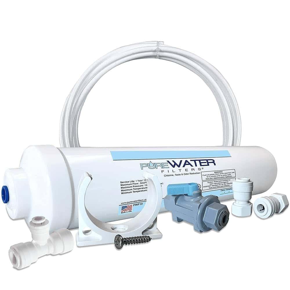 [CF/400-ES-RE] Ramtons CF/400 Inline Water Line Filter for Ice Maker – Advanced Filtration, Removes Odor & Impurities, Improves Ice Taste, Easy Installation, Ideal for Home & Commercial Use