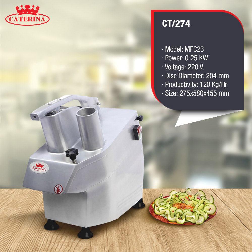 CATERINA CT/274 Potato Chips & Vegetable Cutter – Durable Stainless Steel, Fast and Efficient Slicing, Easy-to-Clean, Perfect for Home, Restaurant & Commercial Kitchens