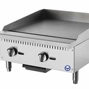 RAMTONS CT/487 24″ Gas Flat-Top Griddle – Powerful Commercial Countertop Grill, Even Heat Distribution, Durable Stainless Steel, Ideal for Restaurants, Hotels & Catering Kitchens