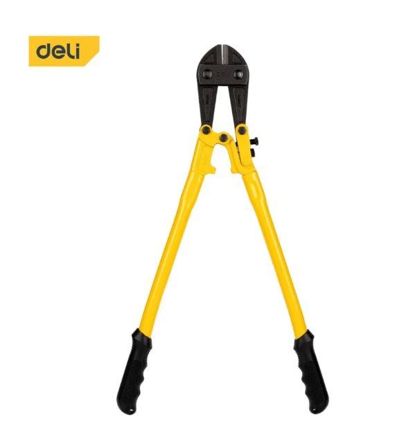 Deli EDL2636 36” Bolt Cutter – Heavy Duty Cr-Mo Blade Steel Cutter with TPR Handle for Chains, Rods & Padlocks