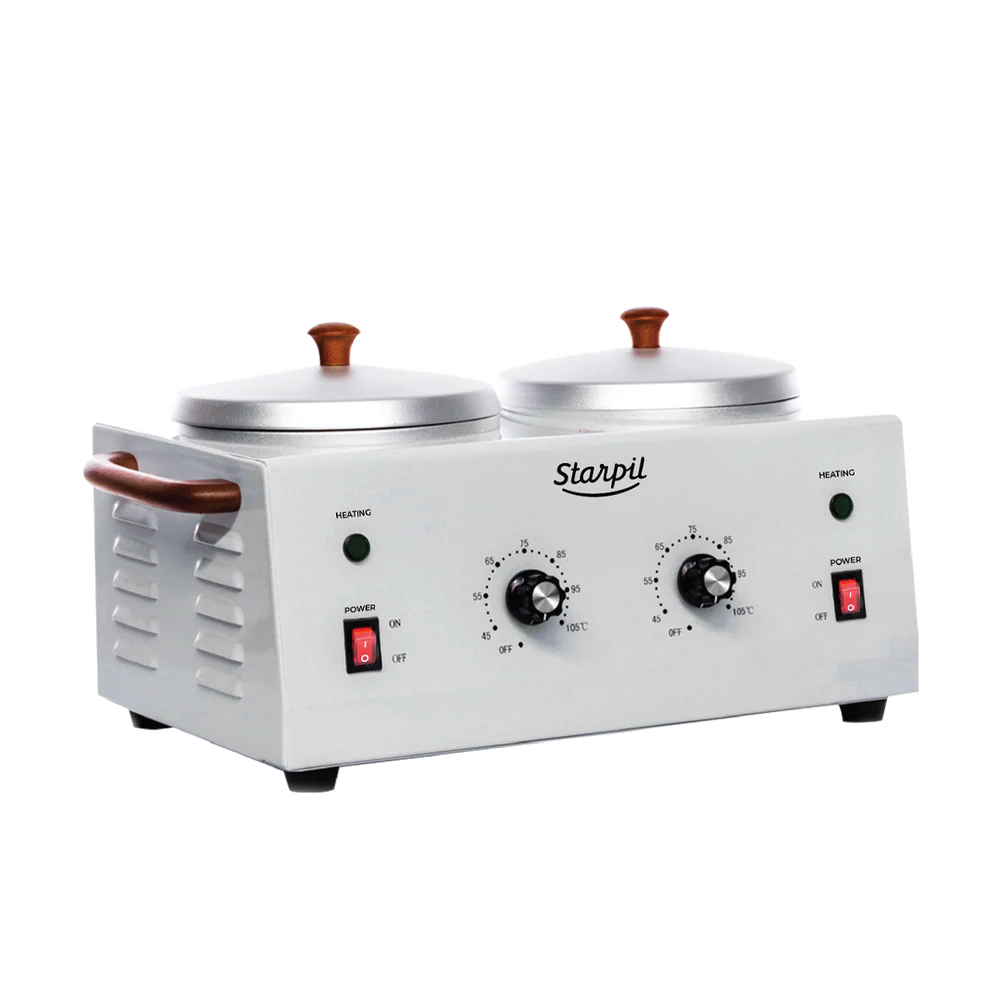 Starpil 2lb Double Hard Wax Warmer – Professional Hair Removal Wax Heater for Salons & Spa Use