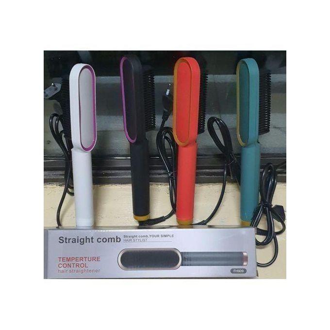 Madswas FH909 Electric Hair Straightening Comb – Professional Hair Styler Brush for Smooth & Frizz-Free Hair