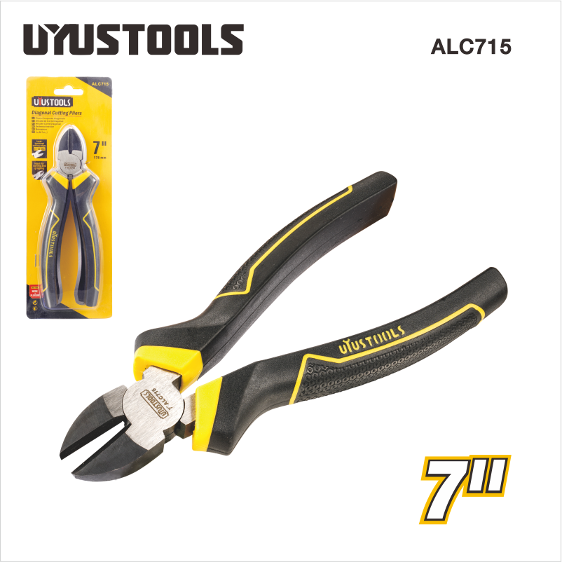 [ALC715-VN-VH] Uyustools ALC715 7’’ Diagonal Cutting Nippers – Precision Steel Wire Cutters for Electronics, Jewelry, and DIY Projects