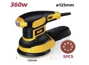 Deli EDL-SG125-E3 360W Rotary Sander 12,000RPM – 6-Speed Buffing & Sanding Tool for Wood & Metal (240V/60Hz)