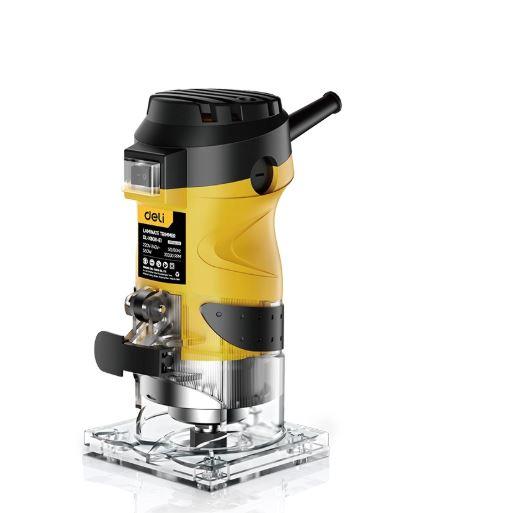 Deli EDL-XB06-E1  550W Laminate Trimmer – Compact Router for Smooth Edge Trimming, Grooving & Wood Finishing