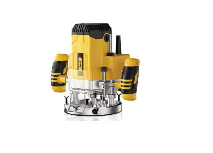 Deli EDL-MX12-E1 1600W Electric Router 12mm – Heavy-Duty Wood Router for Smooth Cutting, Trimming & Grooving
