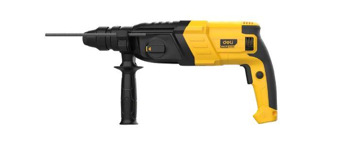 Deli EDL-DC26-E2 800W Rotary Hammer 26mm – SDS-Plus Heavy-Duty Hammer Drill for Concrete Drilling, Chiseling & Masonry Work