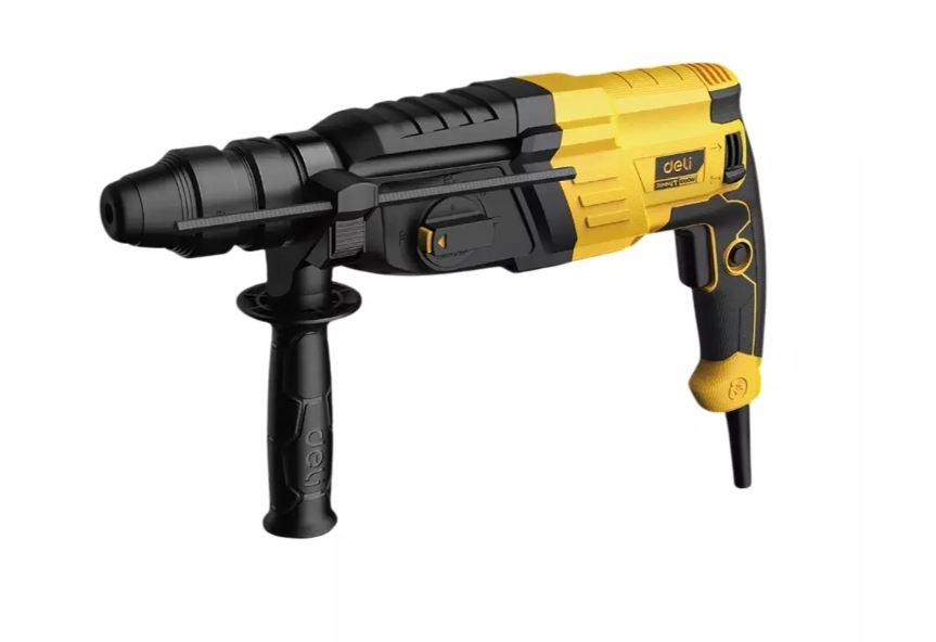 Deli EDC368 600W Rotary Hammer  SDS-Plus 22mm – Heavy-Duty Hammer Drill for Concrete Drilling, Chiseling & Construction Work