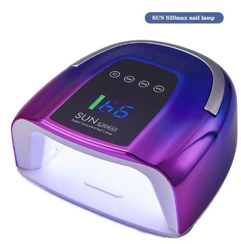 SUN S20 200W Rechargeable Nail Lamp – Fast Curing UV/LED Gel Dryer for Manicure & Pedicure