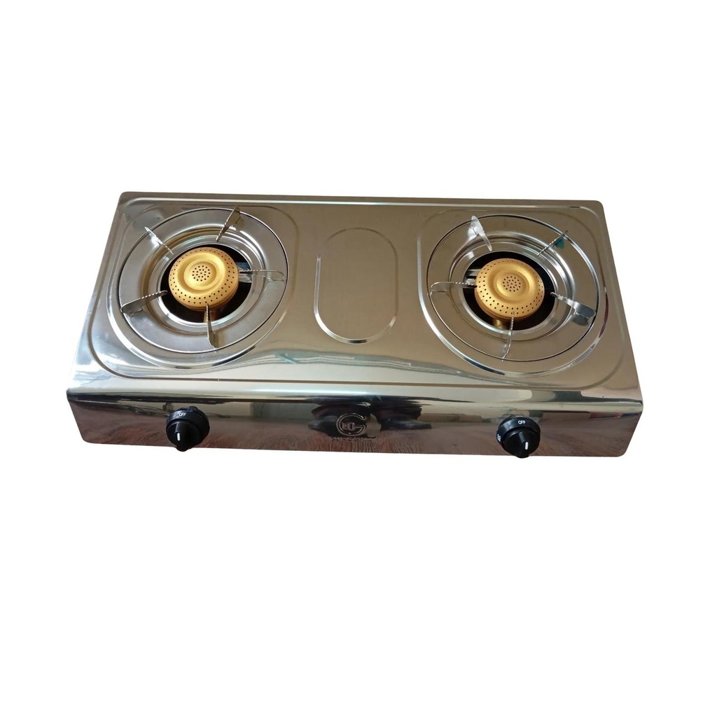 Eurochef HX-002W Two Burner Auto Ignition Gas Burner – Fast & Even Cooking, Durable Design, Easy Ignition, Ideal for Home, Office & Commercial Kitchens