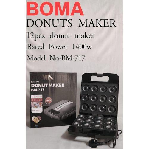 BOMA BM-717 12-Hole Donut Maker – Fast Heating, Non-Stick Plates, Even Baking, Ideal for Home, Office & Small Commercial Use