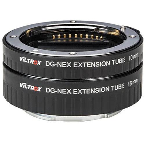 Viltrox DG-NEX Automatic Extension Tube Set for Sony E Mount Lens – Enables closer focusing for macro photography, enhancing detail and image magnification