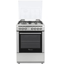 Ramtons RF/497 4 Gas 60x60 Stainless Steel Cooker – Durable, easy to clean, and perfect for fast, even cooking in kitchens.