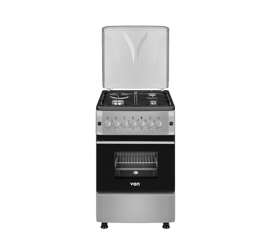 Von VCF563141NFG 3 Gas + 1 Electric Cooker – Versatile Ceramic Top Stove for Kitchens