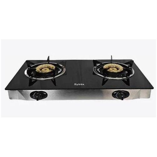 Syinix SG2001 Glass Top 2-Burner Cooker – Stylish & Durable Glass Top, Easy Cleaning & Safe Operation