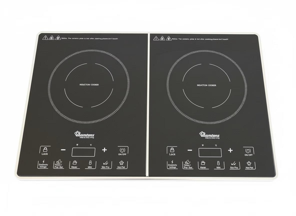 Ramtons RM/773 2-Plate Induction Cooker – Fast Heating, Energy Efficient & Safe Operation