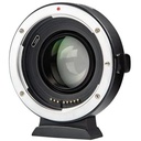 VILTROX EF-FX2 0.71x Auto Focus Mount Adaptor – Lens adapter that enables seamless camera compatibility with improved field of view and autofocus performance