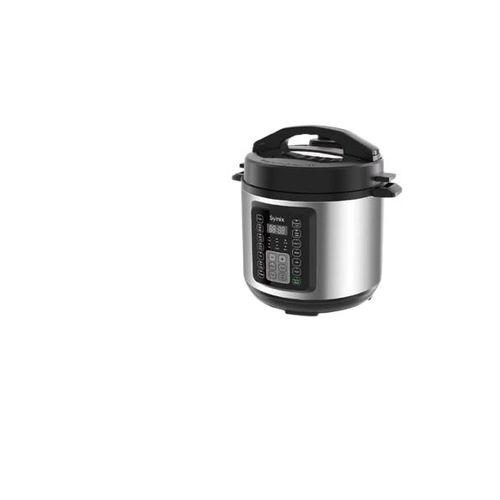 Syinix SRC60E1 Insta Cooker 14-in-1 Stainless Steel Pressure Cooker 6L – Durable, Fast Cooking, and Smart Safety Features for Convenient Home Cooking