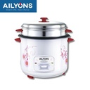 AILYONS RCX-22B01 3-In-1 Deluxe 2.2L Automatic Electric Rice Cooker – Fast Cooking, Keep-Warm Function & Durable Non-Stick Pot