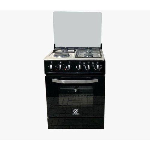 Sarahtech ST60FS3E1 3+1 60×60 Free Standing Cooker with Electric Oven  – Durable Stainless Steel Design, Powerful Burners & Spacious Oven for Modern Kitchens