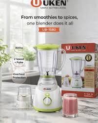 Uken UB-902 1.5L Blender – Powerful Motor, Easy-to-Use Controls, Perfect for Smoothies, Juices & Everyday Home, Office, or Commercial Use