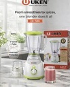 Uken UB-902 1.5L Blender – Powerful Motor, Easy-to-Use Controls, Perfect for Smoothies, Juices & Everyday Home, Office, or Commercial Use