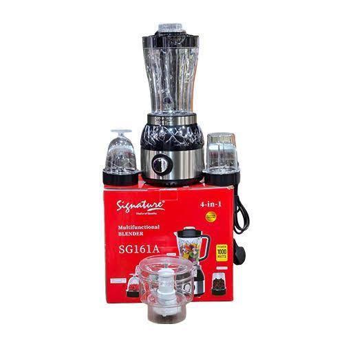 Signature SG-161A 4-in-1 Multifunctional Blender – Blend, Chop, Grind & Mix with Ease, Perfect for Home, Office & Small Commercial Use