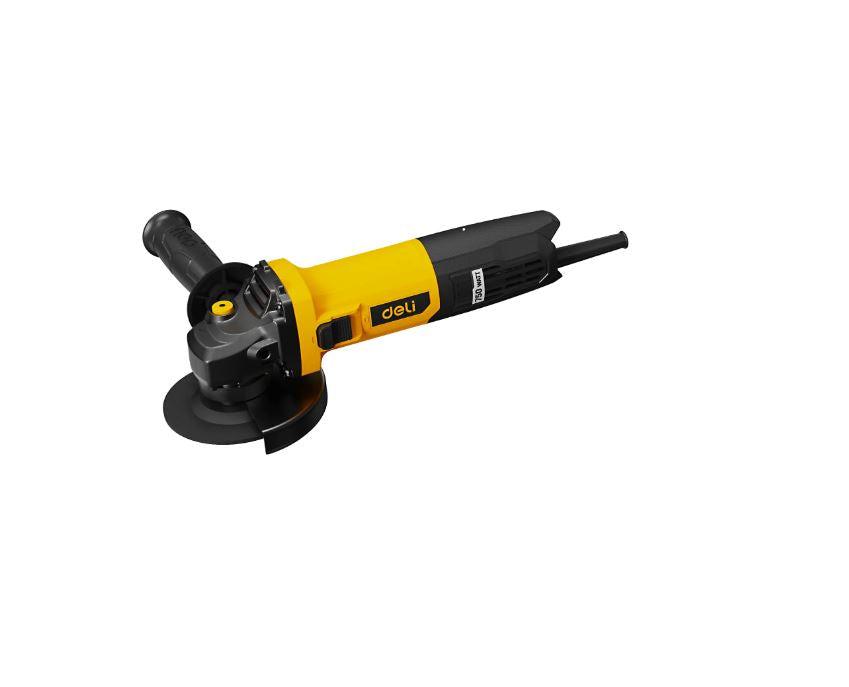 Deli EDL-JM115-E1 750W Angle Grinder 115mm – Compact High-Speed Cutter & Grinder for Metal and Masonry