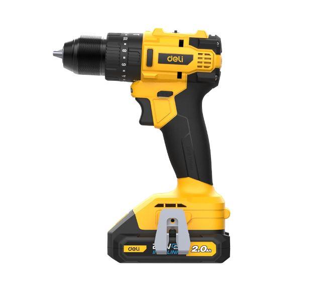 Deli EDC150 20V Brushless Lithium-Ion Impact Drill – 50Nm High-Torque Power for Fast Drilling & Heavy Screw driving