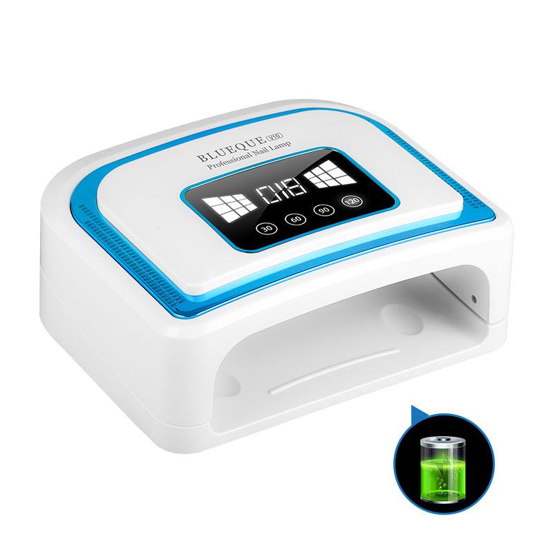 Blueque BQV10 120W Rechargeable Professional Nail UV Lamp – Fast Curing LED Gel Nail Light for Salon & Home Use