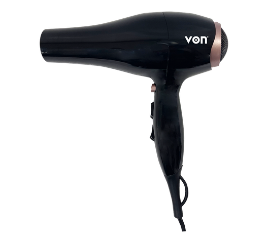 Von VSHD22MRK 2200W Professional Hair Dryer – Powerful Fast Drying, Heat & Speed Control