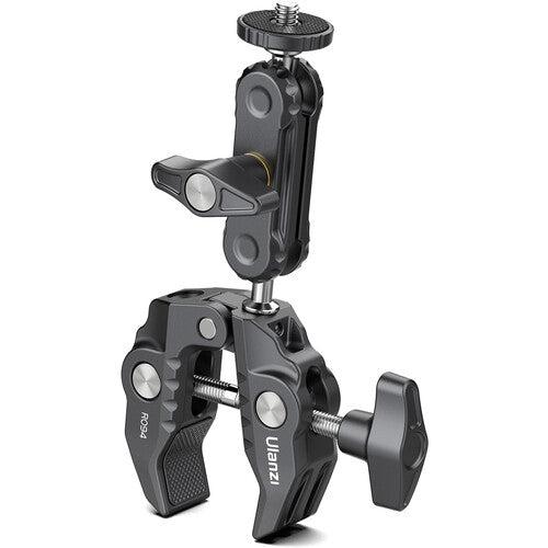 Ulanzi R094 Super Clamp with 2.6" Ball Head Arm – Strong multi-angle mounting clamp for secure and flexible camera or accessory positioning