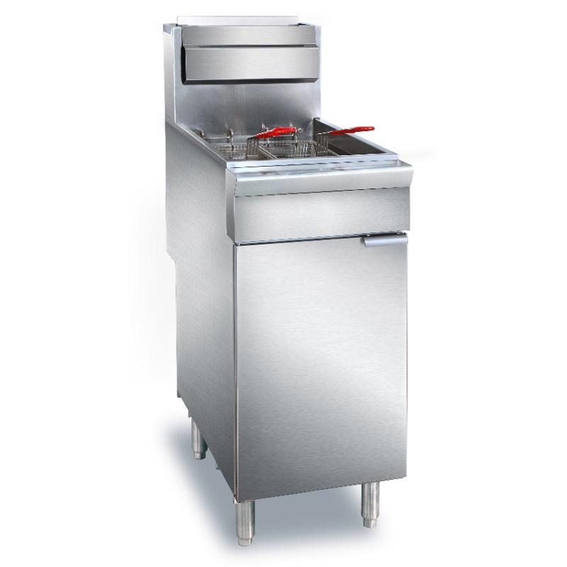 Caterina CT/457 23L 3-Burner Deep Fryer with 2 Baskets – Powerful Heating, Large Capacity, Easy to Use, Perfect for Home, Office, and Commercial Kitchens