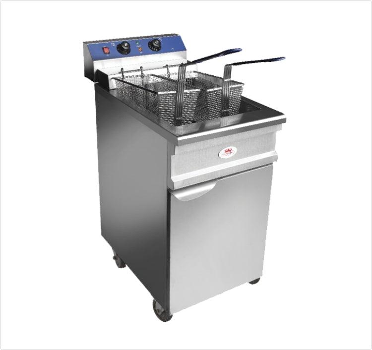 Caterina CT/195 48L Fryer with Stand & Outlet – High-Capacity, Efficient Frying, Durable Build, Perfect for Home, Office, & Commercial Kitchens