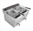 Caterina CT/193 2x10L Double Fryer Heavy Duty – High-Capacity, Fast Heating, Durable Stainless Steel, Perfect for Restaurants, Cafes & Commercial Kitchens