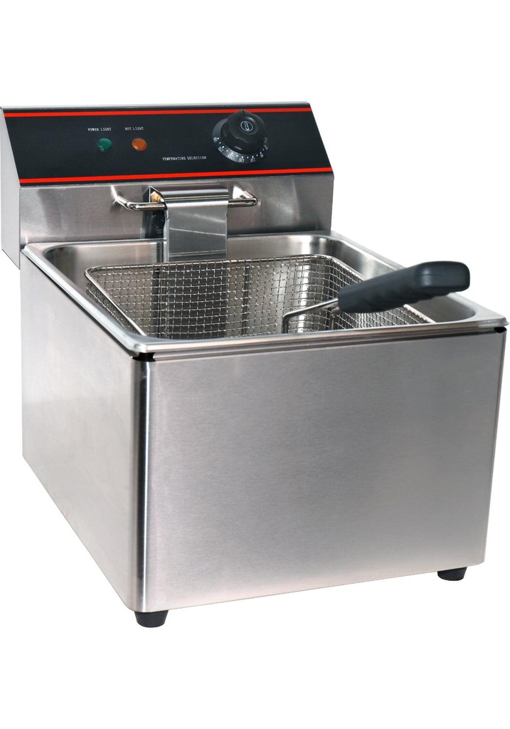 Caterina CT/461 11L Electric Single Tank Fryer – Fast, Even Frying, Easy Temperature Control, Ideal for Home, Office & Small Commercial Use