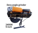 Dera DK9230B 9-Inch Angle Grinder 2400W – Heavy-Duty Power Grinder with Auxiliary Handle for Cutting & Grinding