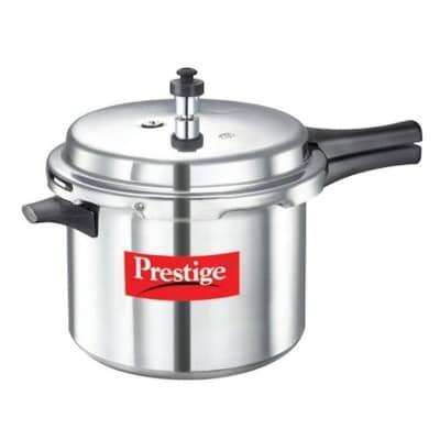 Prestige MT/189 5.5L Deluxe Stainless Steel Pressure Cooker – Heavy-Duty Build, Fast & Energy-Efficient Cooking, High Safety Features, Ideal for Home, Office & Small Commercial Kitchens
